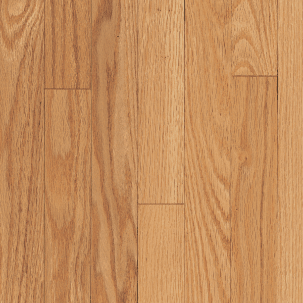 Red Oak Solid Hardwood Ascot Strip Natural 2-1/4" 5188N